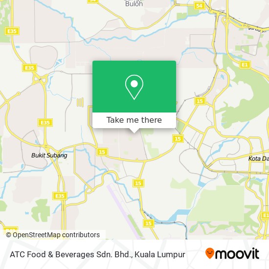 ATC Food & Beverages Sdn. Bhd. map