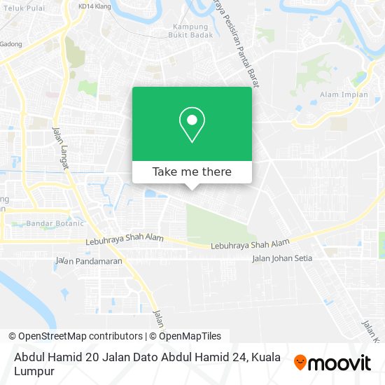 Peta Abdul Hamid 20 Jalan Dato Abdul Hamid 24