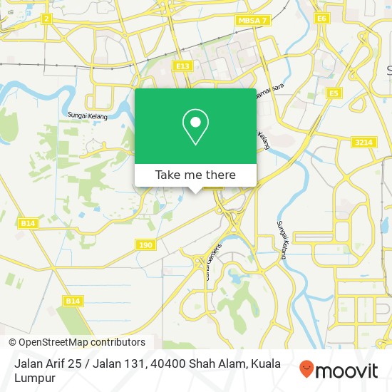 Jalan Arif 25 / Jalan 131, 40400 Shah Alam map