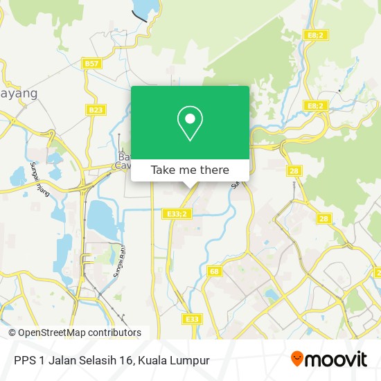 PPS 1 Jalan Selasih 16 map