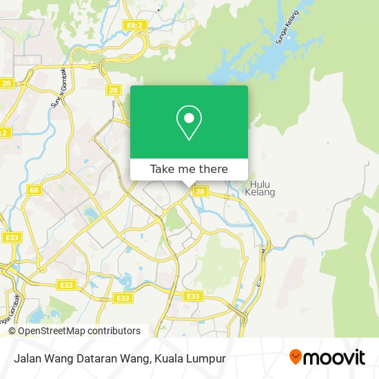 Jalan Wang Dataran Wang map