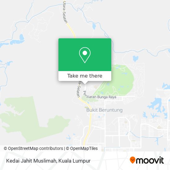 Peta Kedai Jahit Muslimah