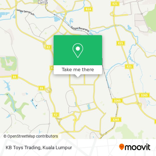 KB Toys Trading map