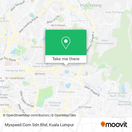 Myspeed.Com Sdn Bhd map