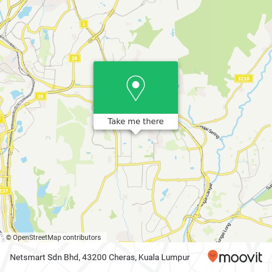 Netsmart Sdn Bhd, 43200 Cheras map
