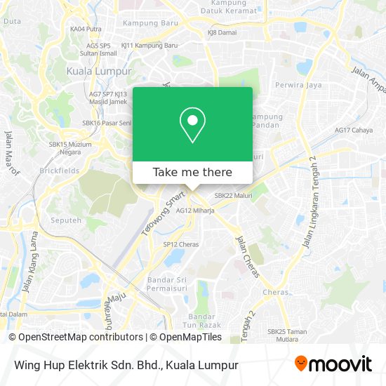 Peta Wing Hup Elektrik Sdn. Bhd.