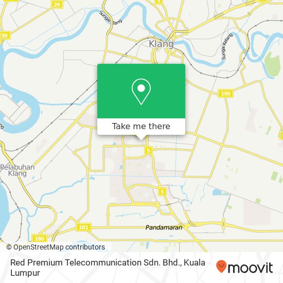 Red Premium Telecommunication Sdn. Bhd. map