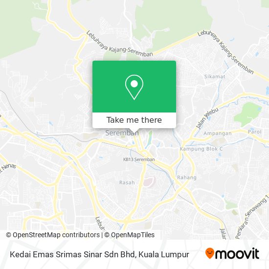 Kedai Emas Srimas Sinar Sdn Bhd map