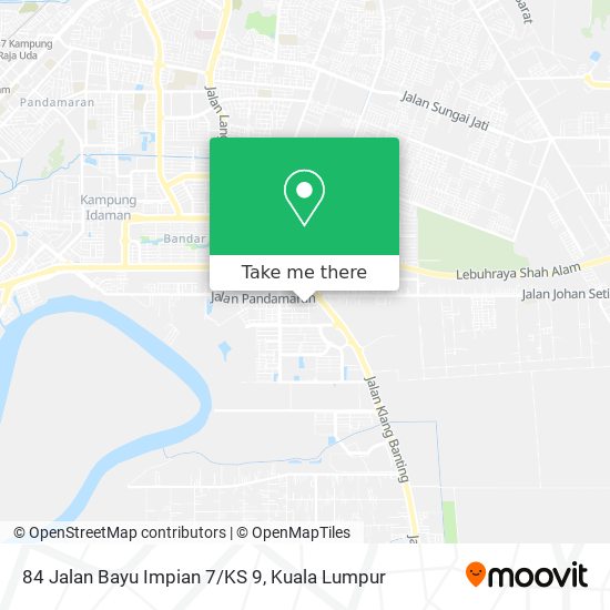 Peta 84 Jalan Bayu Impian 7/KS 9