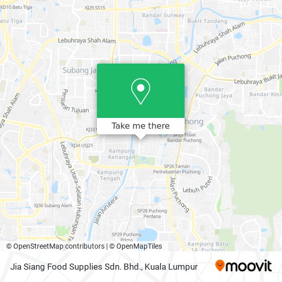 Jia Siang Food Supplies Sdn. Bhd. map