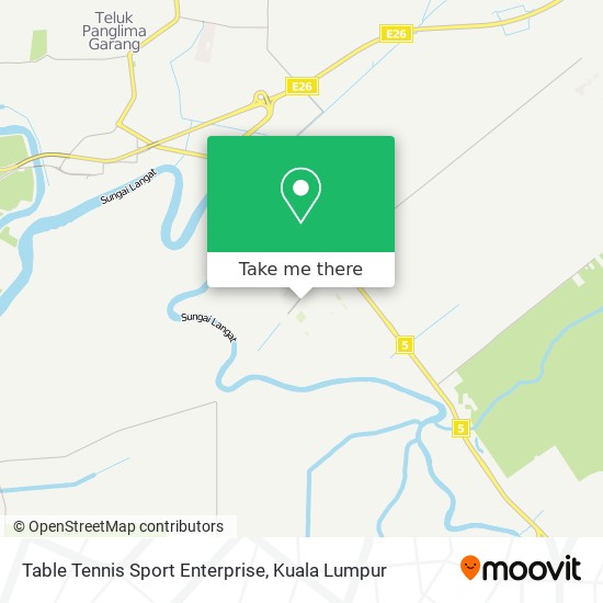 Table Tennis Sport Enterprise map