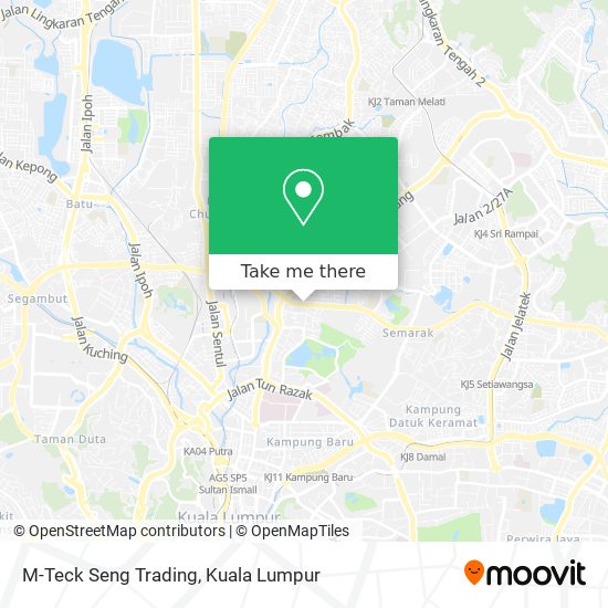 Peta M-Teck Seng Trading