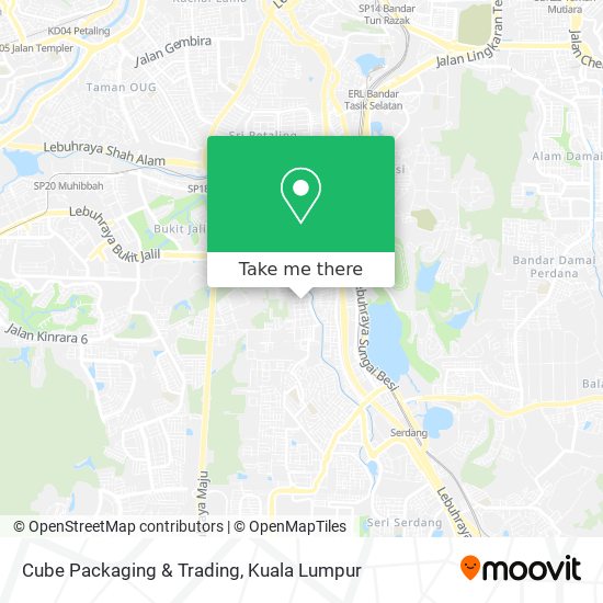 Cube Packaging & Trading map