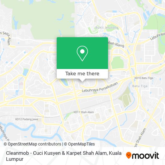 Cleanmob - Cuci Kusyen & Karpet Shah Alam map