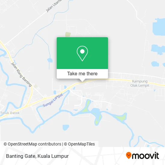 Banting Gate map