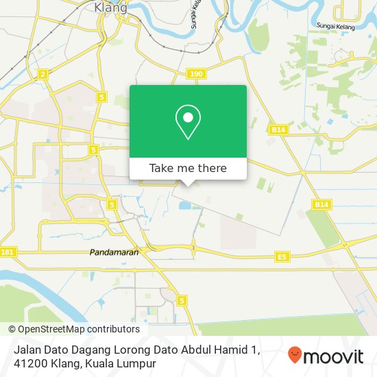 Jalan Dato Dagang Lorong Dato Abdul Hamid 1, 41200 Klang map