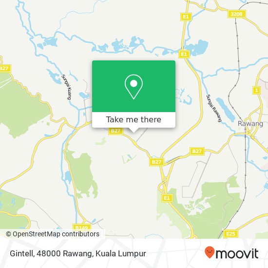 Peta Gintell, 48000 Rawang