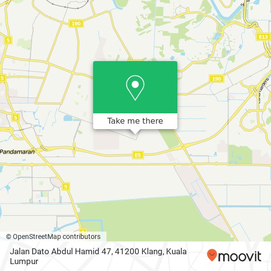 Jalan Dato Abdul Hamid 47, 41200 Klang map