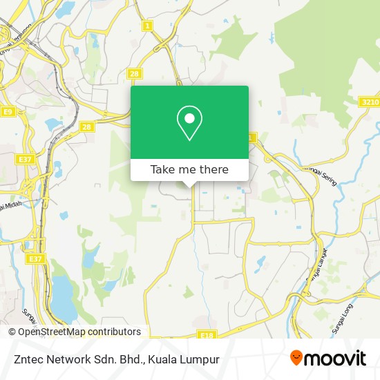 Zntec Network Sdn. Bhd. map