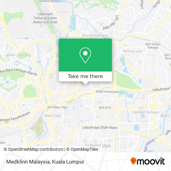 Medklinn Malaysia map