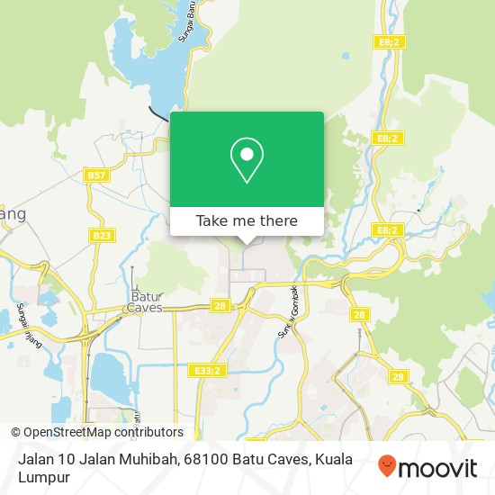 Jalan 10 Jalan Muhibah, 68100 Batu Caves map