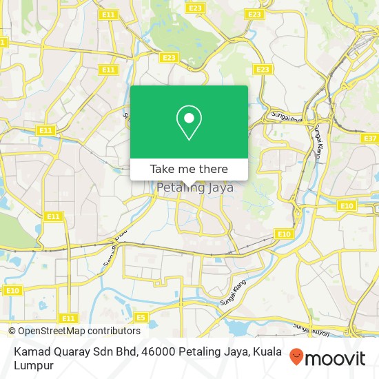 Kamad Quaray Sdn Bhd, 46000 Petaling Jaya map