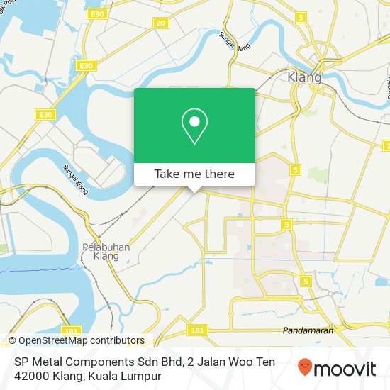 SP Metal Components Sdn Bhd, 2 Jalan Woo Ten 42000 Klang map