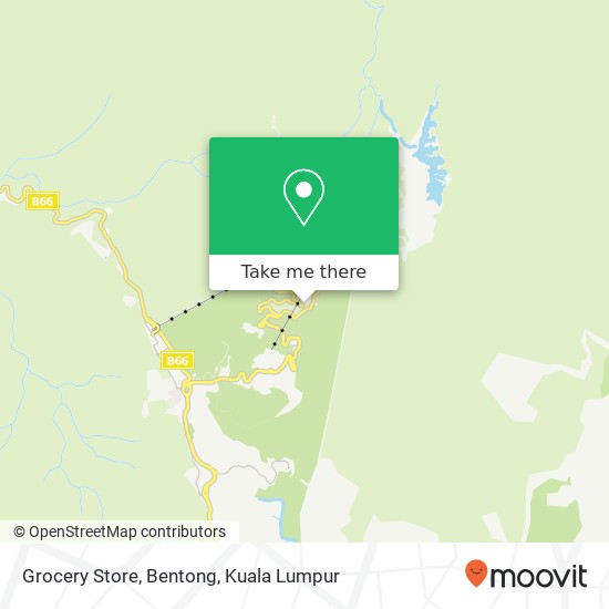 Grocery Store, Bentong map