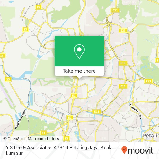Y S Lee & Associates, 47810 Petaling Jaya map