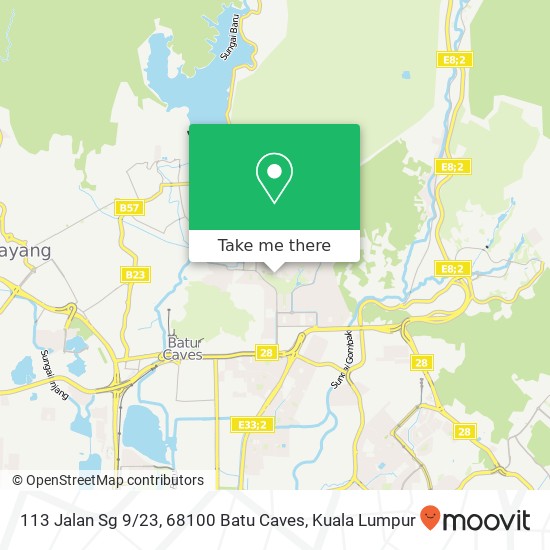 113 Jalan Sg 9 / 23, 68100 Batu Caves map