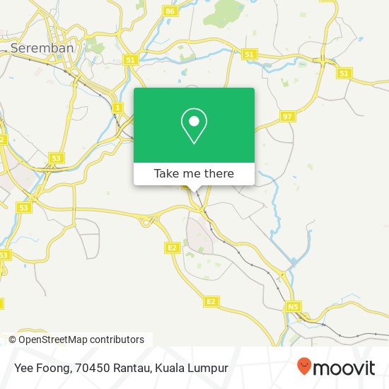 Yee Foong, 70450 Rantau map