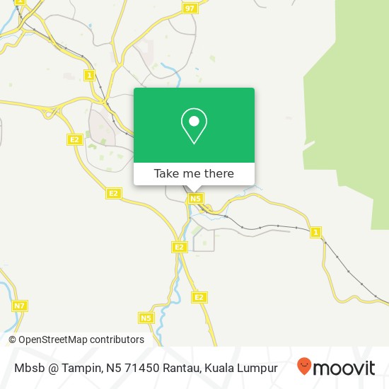 Mbsb @ Tampin, N5 71450 Rantau map