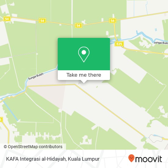 KAFA Integrasi al-Hidayah, Jalan Dato Hussain 45800 Jeram map