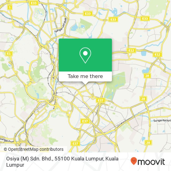 Osiya (M) Sdn. Bhd., 55100 Kuala Lumpur map