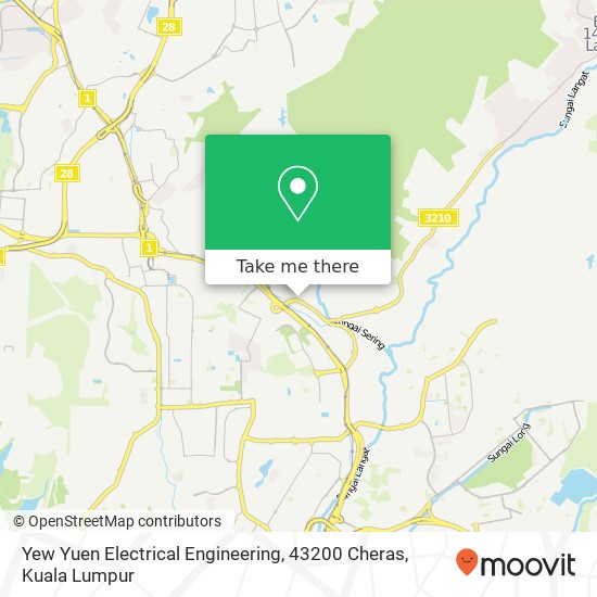 Yew Yuen Electrical Engineering, 43200 Cheras map