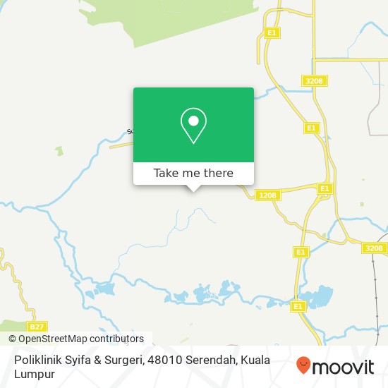 Poliklinik Syifa & Surgeri, 48010 Serendah map