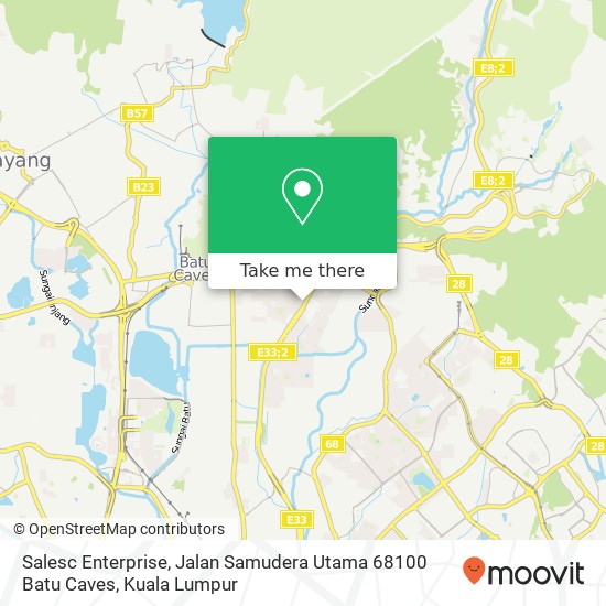 Salesc Enterprise, Jalan Samudera Utama 68100 Batu Caves map