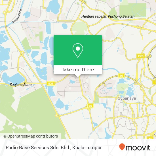 Radio Base Services Sdn. Bhd. map