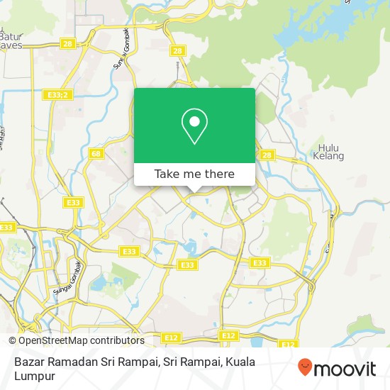 Peta Bazar Ramadan Sri Rampai, Sri Rampai