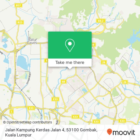 Jalan Kampung Kerdas Jalan 4, 53100 Gombak map