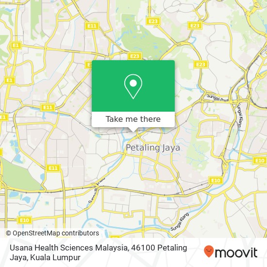 Usana Health Sciences Malaysia, 46100 Petaling Jaya map