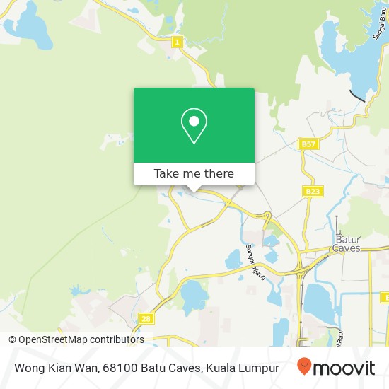 Peta Wong Kian Wan, 68100 Batu Caves