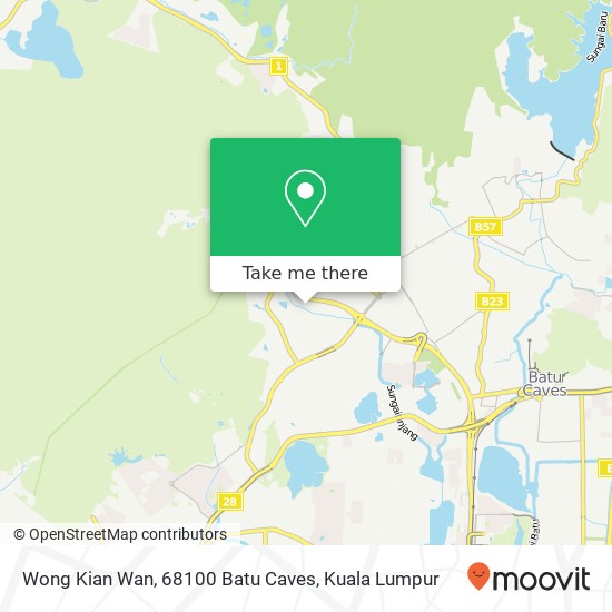 Wong Kian Wan, 68100 Batu Caves map