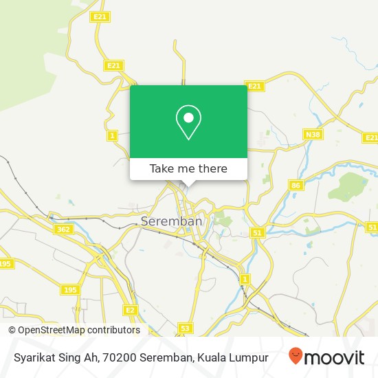 Syarikat Sing Ah, 70200 Seremban map