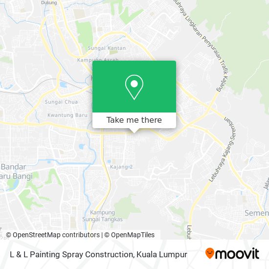 L & L Painting Spray Construction map