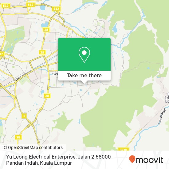 Yu Leong Electrical Enterprise, Jalan 2 68000 Pandan Indah map