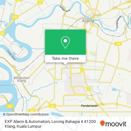 EXP Alarm & Automation, Lorong Bahagia 4 41200 Klang map