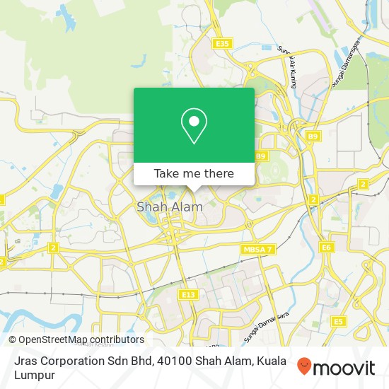 Jras Corporation Sdn Bhd, 40100 Shah Alam map