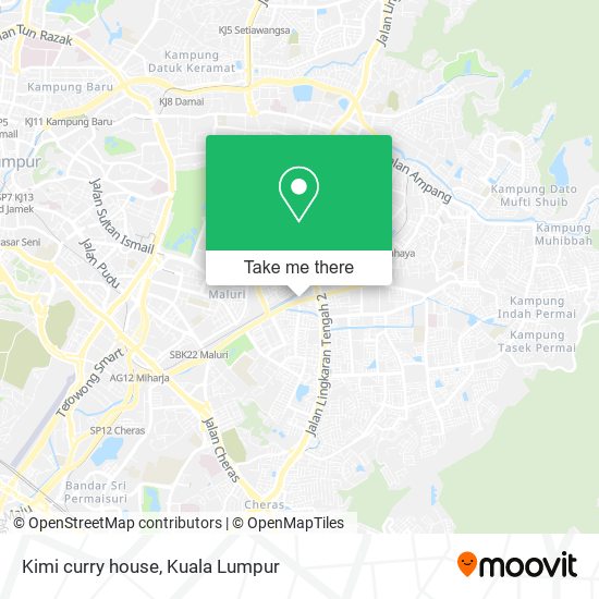 Kimi curry house map