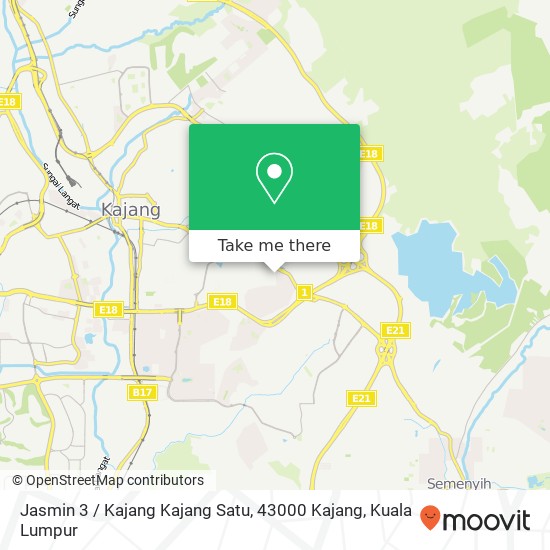 Jasmin 3 / Kajang Kajang Satu, 43000 Kajang map